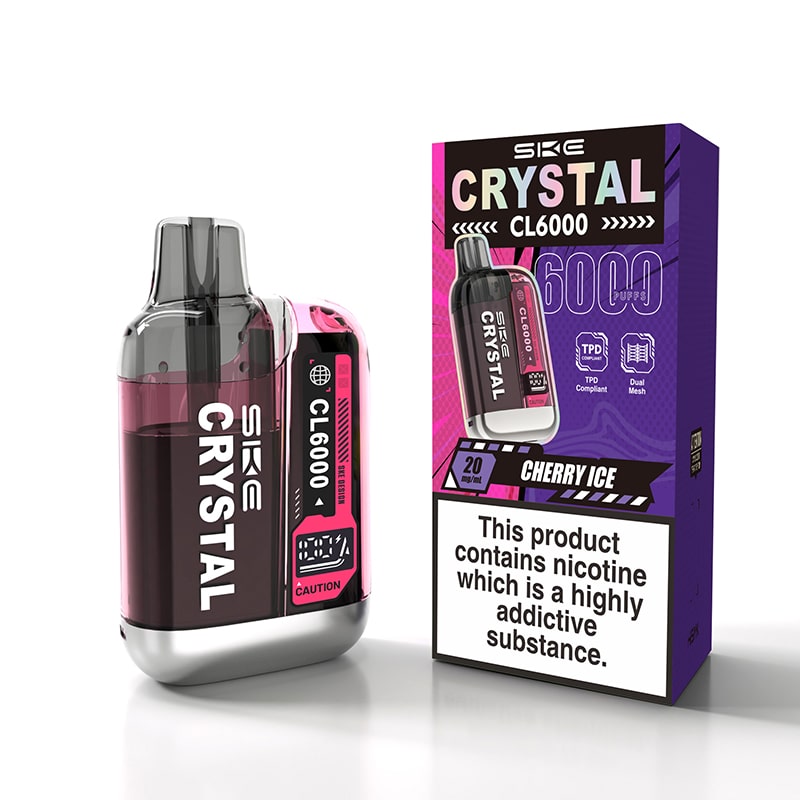 SKE Crystal CL6000 Prefilled Pod Vape Kit | Vapestore UK SKE Crystal CL6000 Prefilled Pod Vape Kit | Vapestore UK