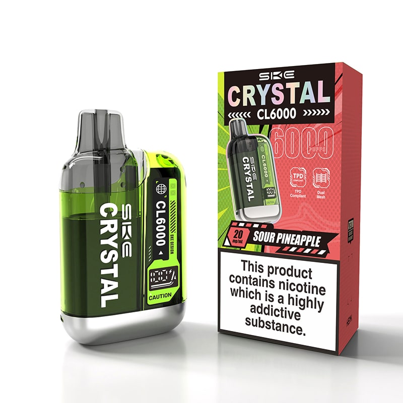 SKE Crystal CL6000 Prefilled Pod Vape Kit | Vapestore UK SKE Crystal CL6000 Prefilled Pod Vape Kit | Vapestore UK