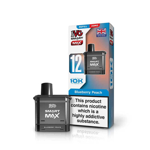 IVG Smart Max Blueberry Peach Prefilled Vape Pod + Refill