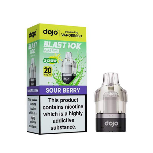 Vaporesso DOJO Blast 10K Sour Berry Prefilled Pod & Refill