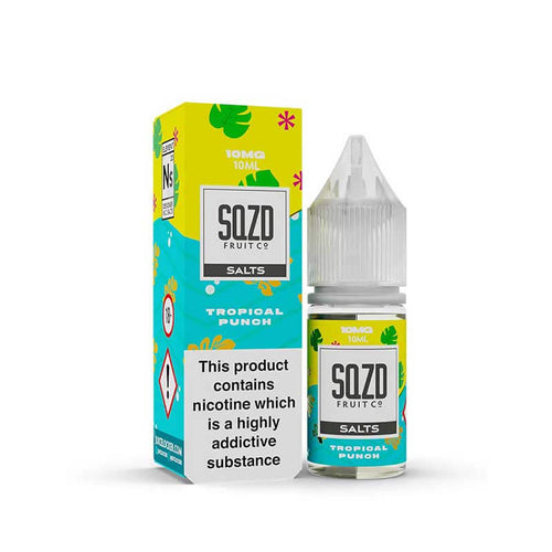 SQZD Tropical Punch Nic Salts 10ml E-Liquid
