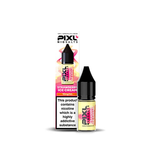 Pixl Nic Salts Strawberry Ice Cream 10ml E-Liquid