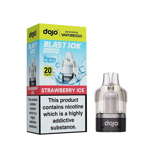 Vaporesso DOJO Blast 10K Strawberry Ice Prefilled Pod & Refill