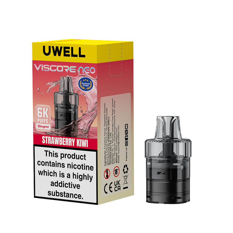 Uwell Viscore Neo 6K Prefilled Pod & Refill Strawberry Kiwi