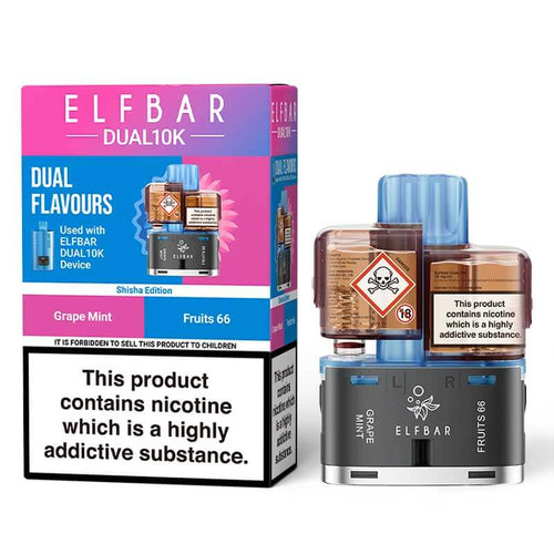 ELFBAR Dual 10K Shisha Edition Prefilled Pod + Refill