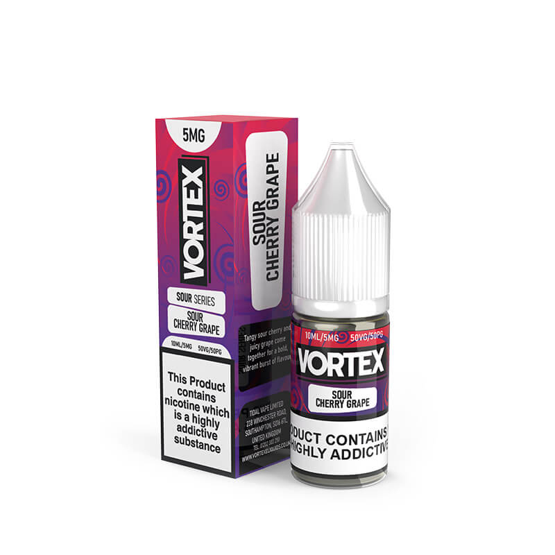 Vortex Sour Cherry Grape 10ml Nic Salt E-Liquid