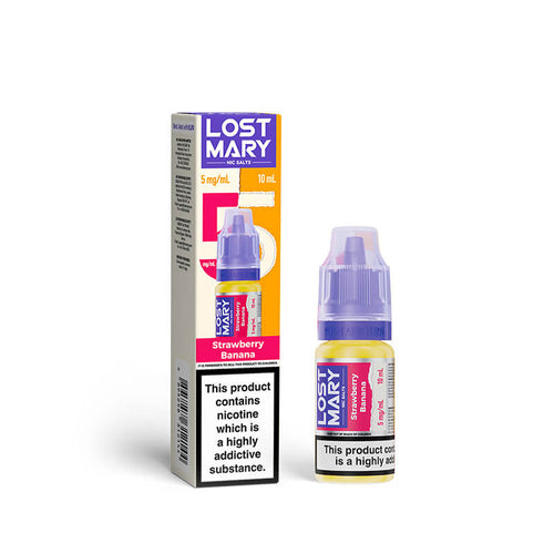 Lost Mary Strawberry Banana 10ml Nic Salts E-Liquid