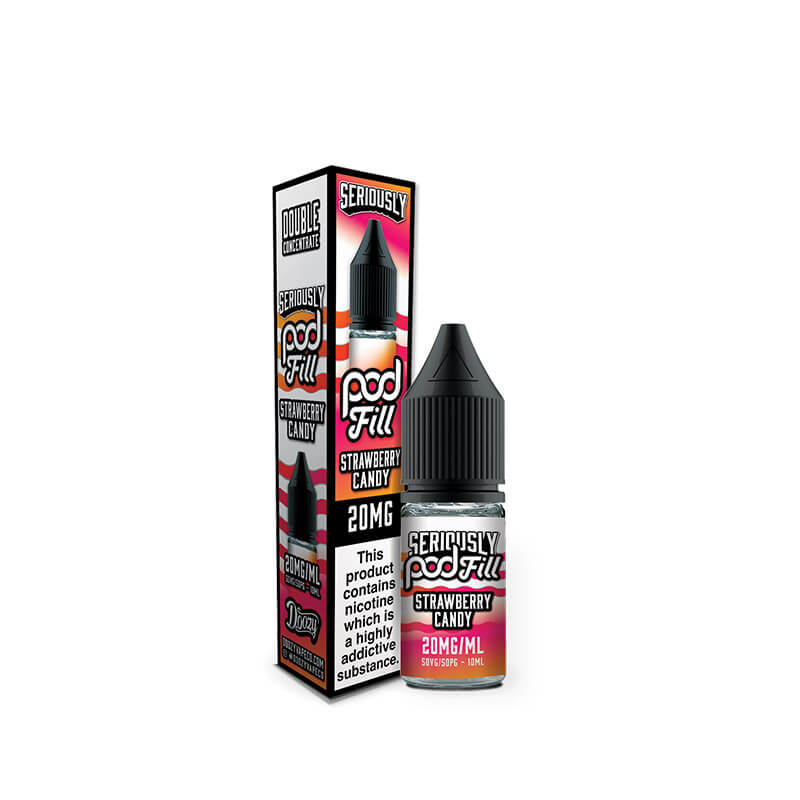 Doozy Vape Co Seriously Pod Fill Salts Strawberry Candy 10ml E-Liquid