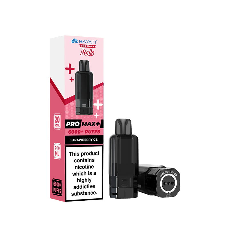 Hayati Pro Max Plus Strawberry GB Prefilled Pod + Refill