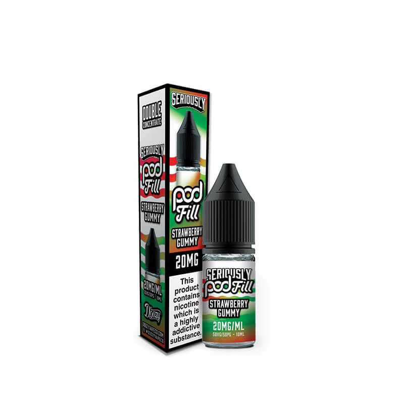 Doozy Vape Co Seriously Pod Fill Salts Strawberry Gummy 10ml E-Liquid
