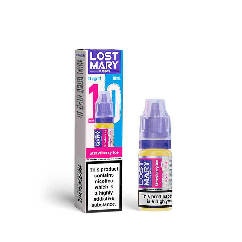Lost Mary Strawberry Ice 10ml Nic Salts E-Liquid