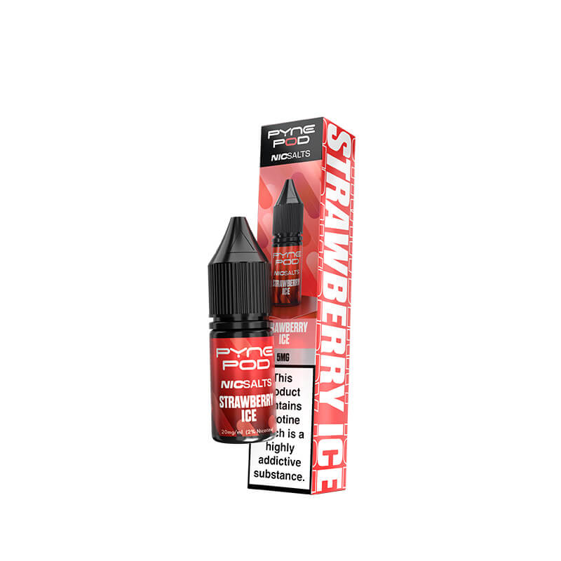 Pyne Pod Strawberry Ice Nic Salts 10ml E-Liquid