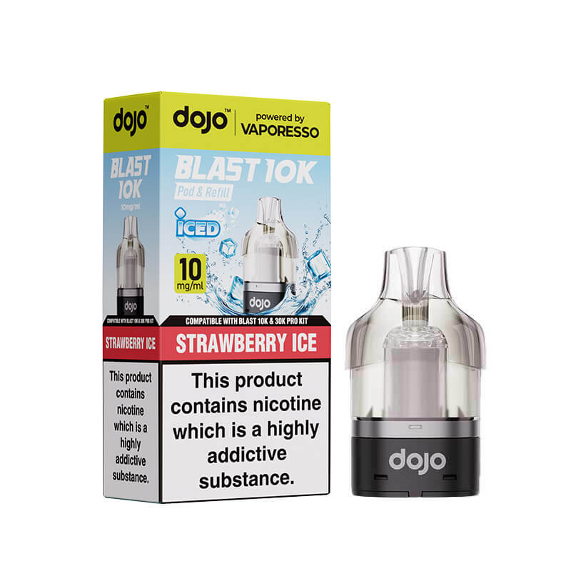 Vaporesso DOJO Blast Pod & Refill For 10K or 30K Device –Strawberry Ice