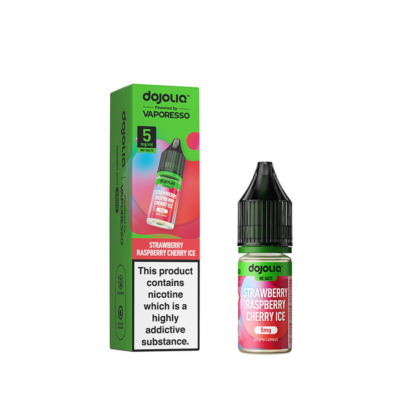 DojoLiq Strawberry Raspberry Cherry Ice 10ml Nic Salt E-Liquid by Vaporesso