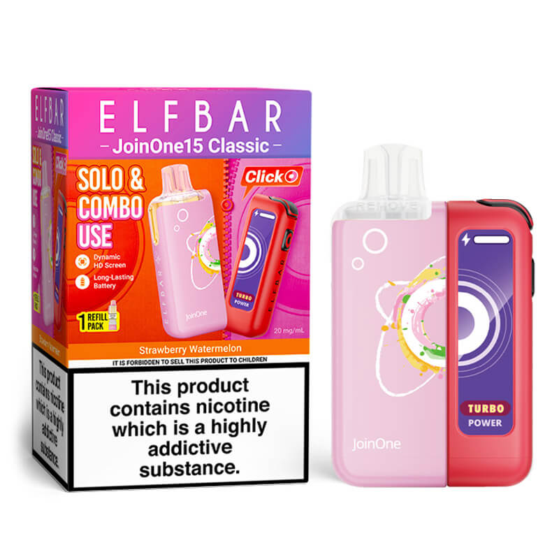 Elf Bar JoinOne15 Prefilled Pod Vape Kit | Vapestore UK Elf Bar JoinOne15 Prefilled Pod Vape Kit | Vapestore UK