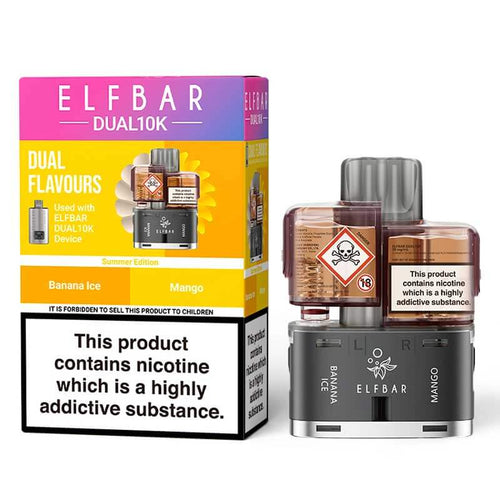 Elf Bar Dual 10K Prefilled Pods | Replacement Refill Pods | Vapestore Elf Bar Dual 10K Prefilled Pods | Replacement Refill Pods | Vapestore
