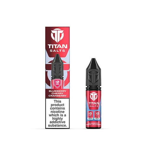 Titan Salts Blueberry Cherry Cranberry 10ml E-Liquid
