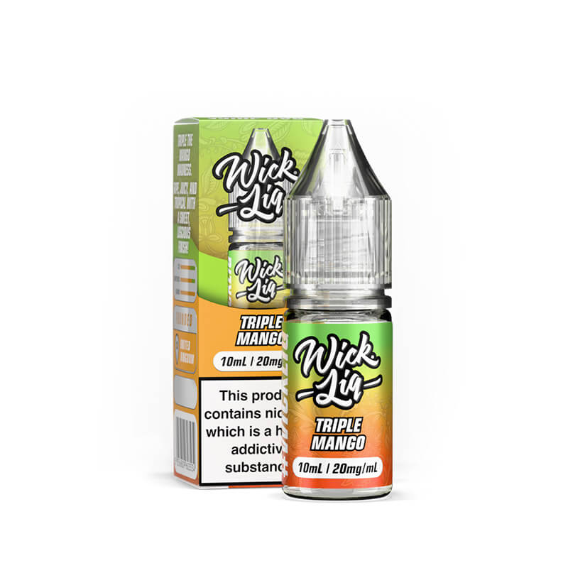 Wick Liq Bar Juice Triple Mango 10ml Nic Salts E-Liquid
