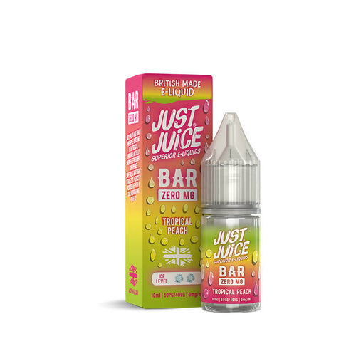 Just Juice Bar Range Tropical Peach 10ml Nic Salt E-Liquid