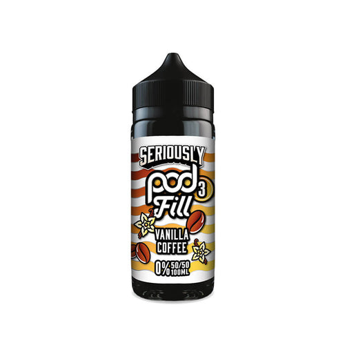Doozy Vape Co Seriously Pod Fill 3 Vanilla Coffee 100ml Shortfill E-Liquid