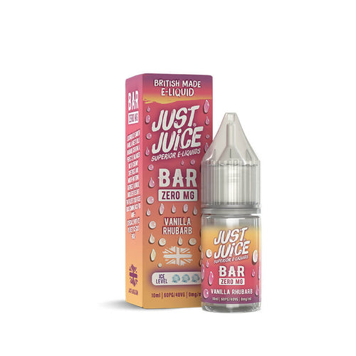 Just Juice Bar Range Vanilla Rhubarb 10ml Nic Salt E-Liquid