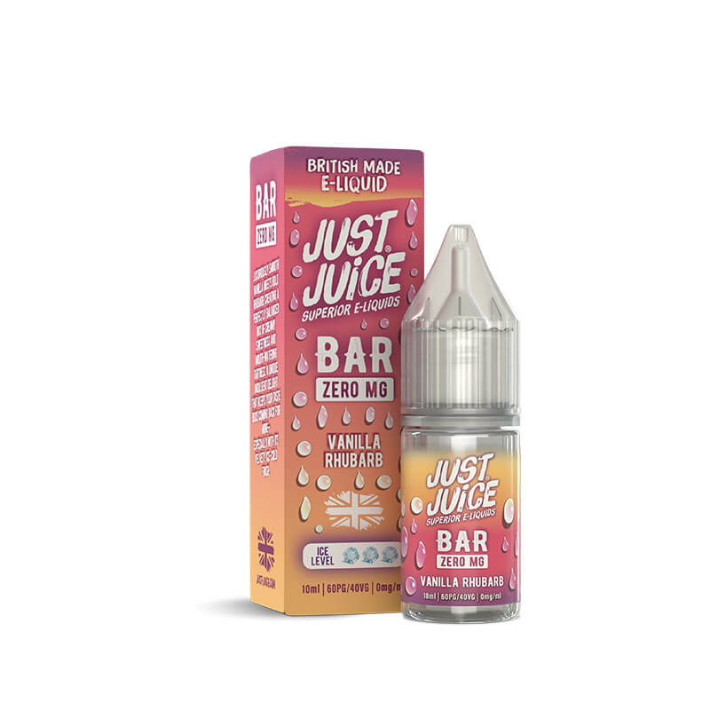 Just Juice Bar Range Vanilla Rhubarb 10ml Nic Salt E-Liquid