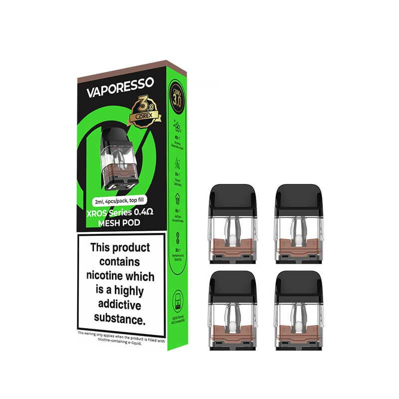Vaporesso Xros Series Corex 3.0 Version Replacement 2ml Pods - 4 Pods