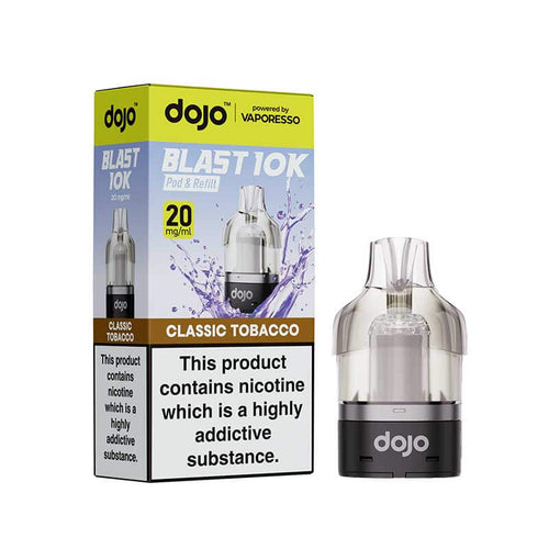 Vaporesso DOJO Blast 10K Classic Tobacco Prefilled Pod & Refill