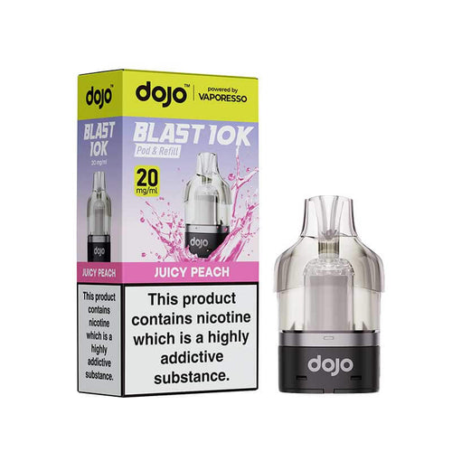 Vaporesso DOJO Blast 10K Juicy Peach Prefilled Pod & Refill