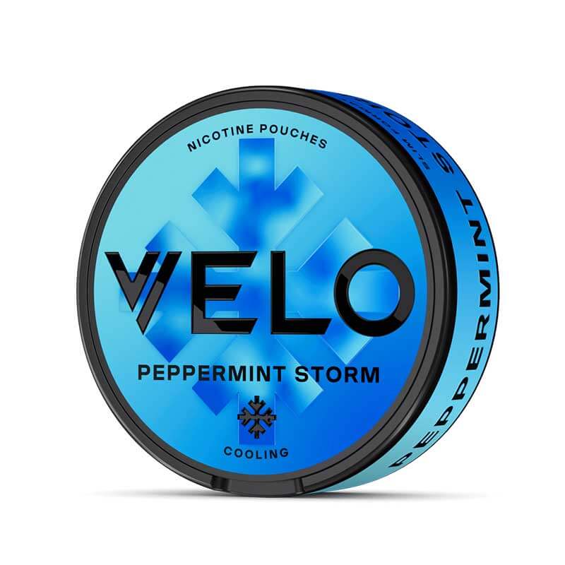 Velo Peppermint Storm Slim Nicotine Pouches - Intense (11mg)