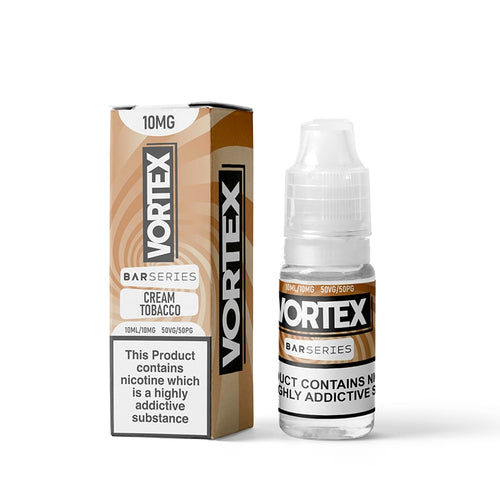 Vortex Cream Tobacco 10ml Nic Salt E-Liquid