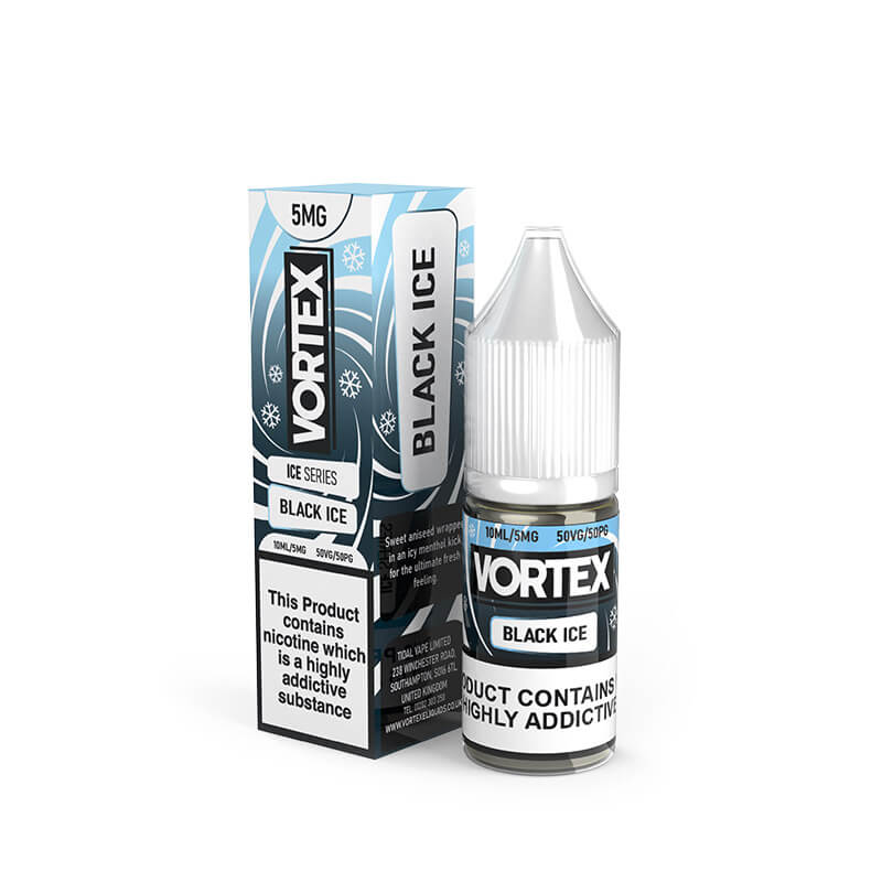 Vortex Black ice 10ml Nic Salt E-Liquid