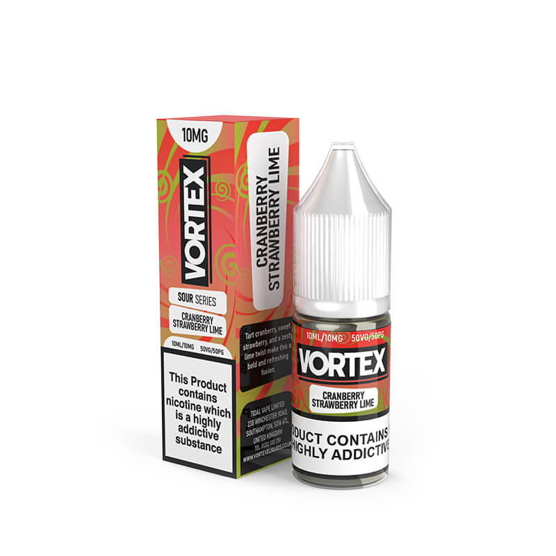 Vortex Cranberry Strawberry Lime Nic Salt 10ml E-Liquid