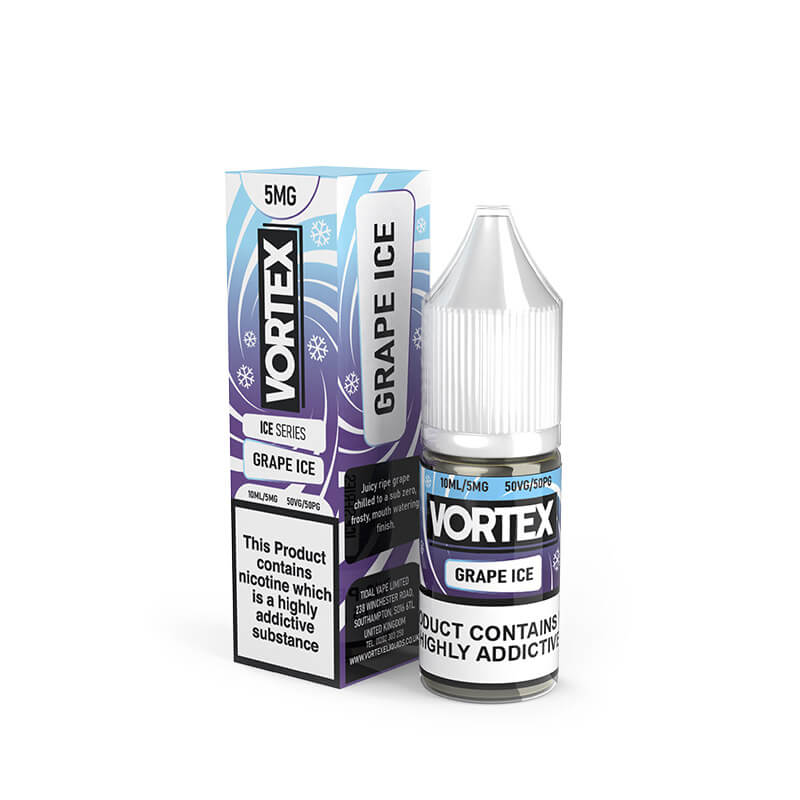 Vortex Grape ice 10ml Nic Salt E-Liquid