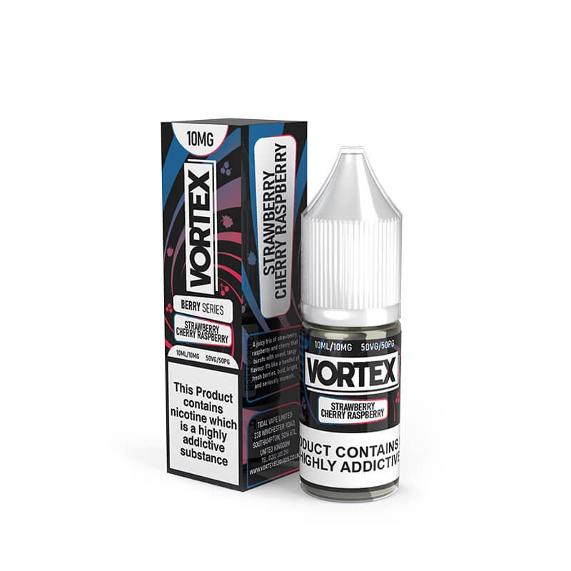 Vortex Strawberry Cherry Raspberry 10ml Nic Salt E-Liquid