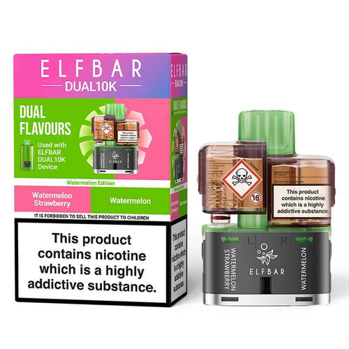 ELFBAR Dual 10K Watermelon Edition Prefilled Pod + Refill