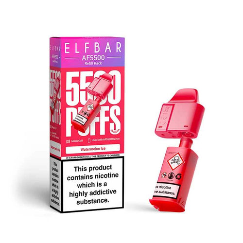 ELFBAR AF5500 Watermelon Ice Prefilled Pod + Refill