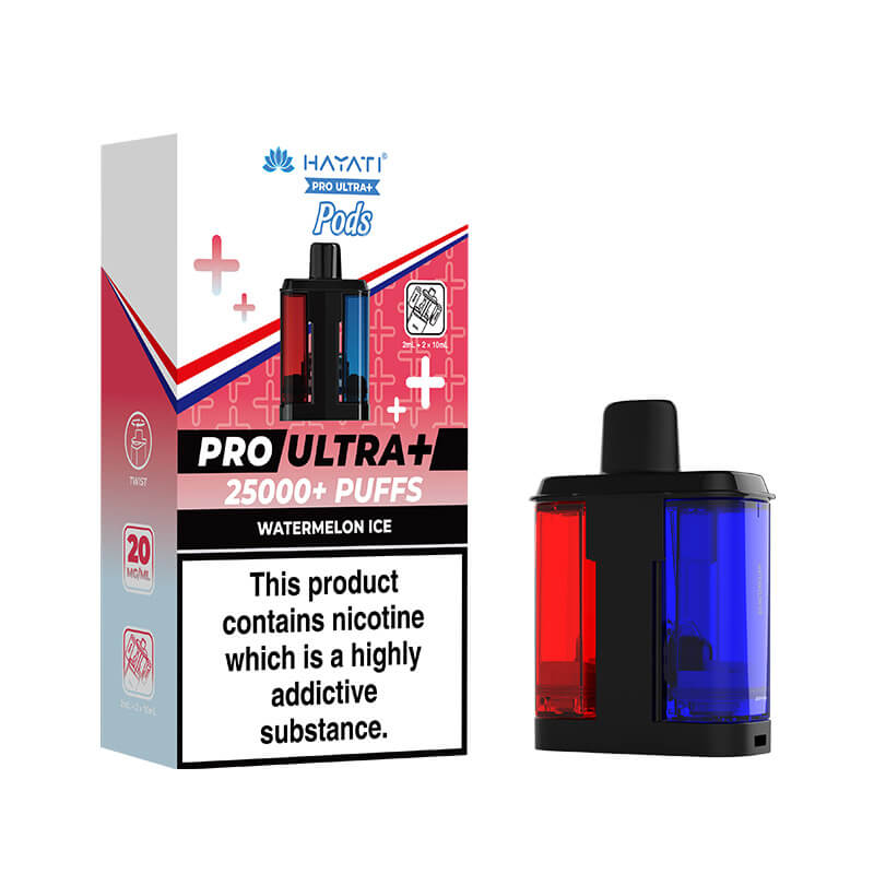 Hayati Pro Ultra Plus 25K Watermelon Ice Prefilled Pod + Refill