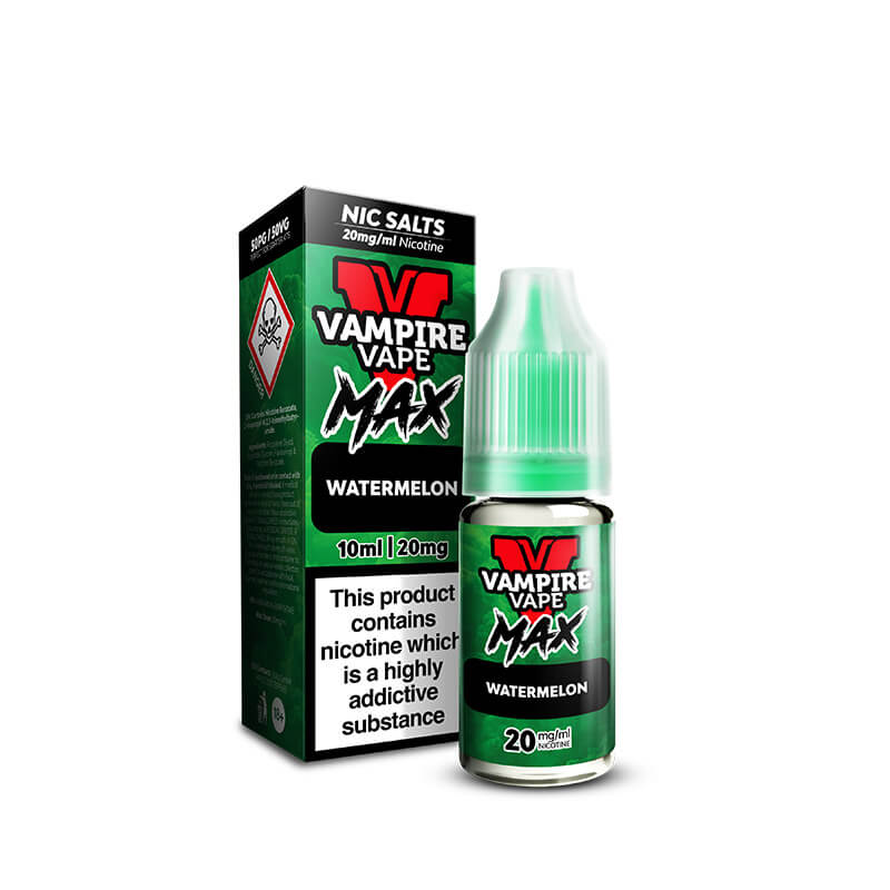 VV MAX Watermelon 10ml Nic Salts E-Liquid by Vampire Vape
