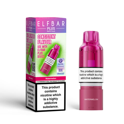 ELFBAR Plus Watermelon Prefilled Pod + Refill