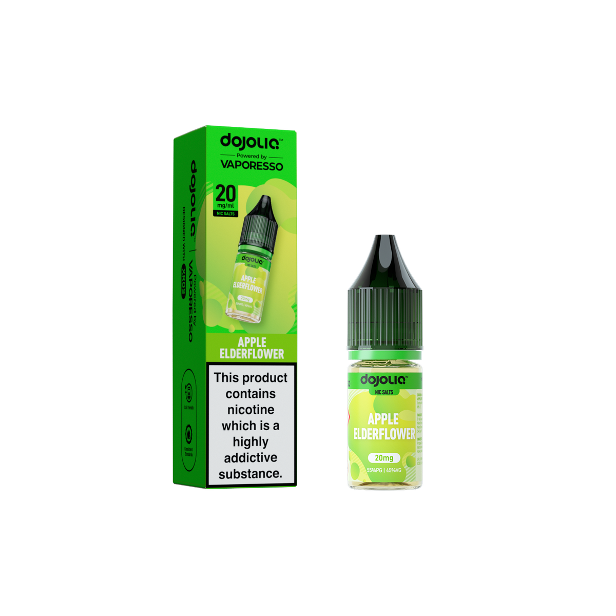 DojoLiq Apple Elderflower 10ml Nic Salt E-Liquid by Vaporesso