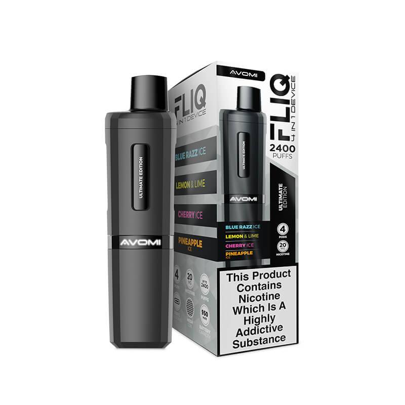 Avomi Fliq 4-in-1 Prefilled Rechargeable Pod Kit | Vapestore UK Avomi Fliq 4-in-1 Prefilled Rechargeable Pod Kit | Vapestore UK