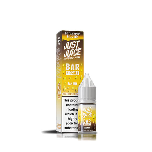 Just Juice Bar Range Banana 10ml Nic Salt E-Liquid