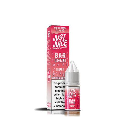 Just Juice Bar Range Cherry 10ml Nic Salt E-Liquid