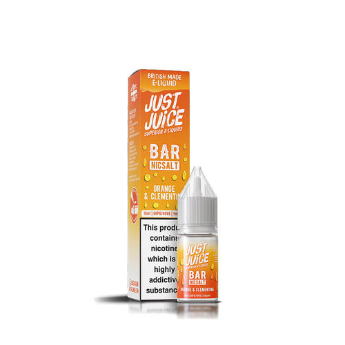 Just Juice Bar Range Orange & Clementine 10ml Nic Salt E-Liquid