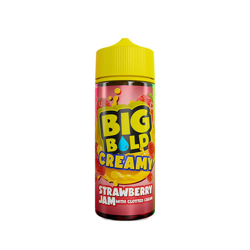 Big Bold Creamy Strawberry Jam & Clotted Cream 100ml Shortfill E-Liquid