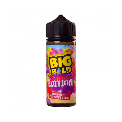 Big Bold Summer Edition Strawberry Raspberry & Acai 100ml Shortfill E-liquid