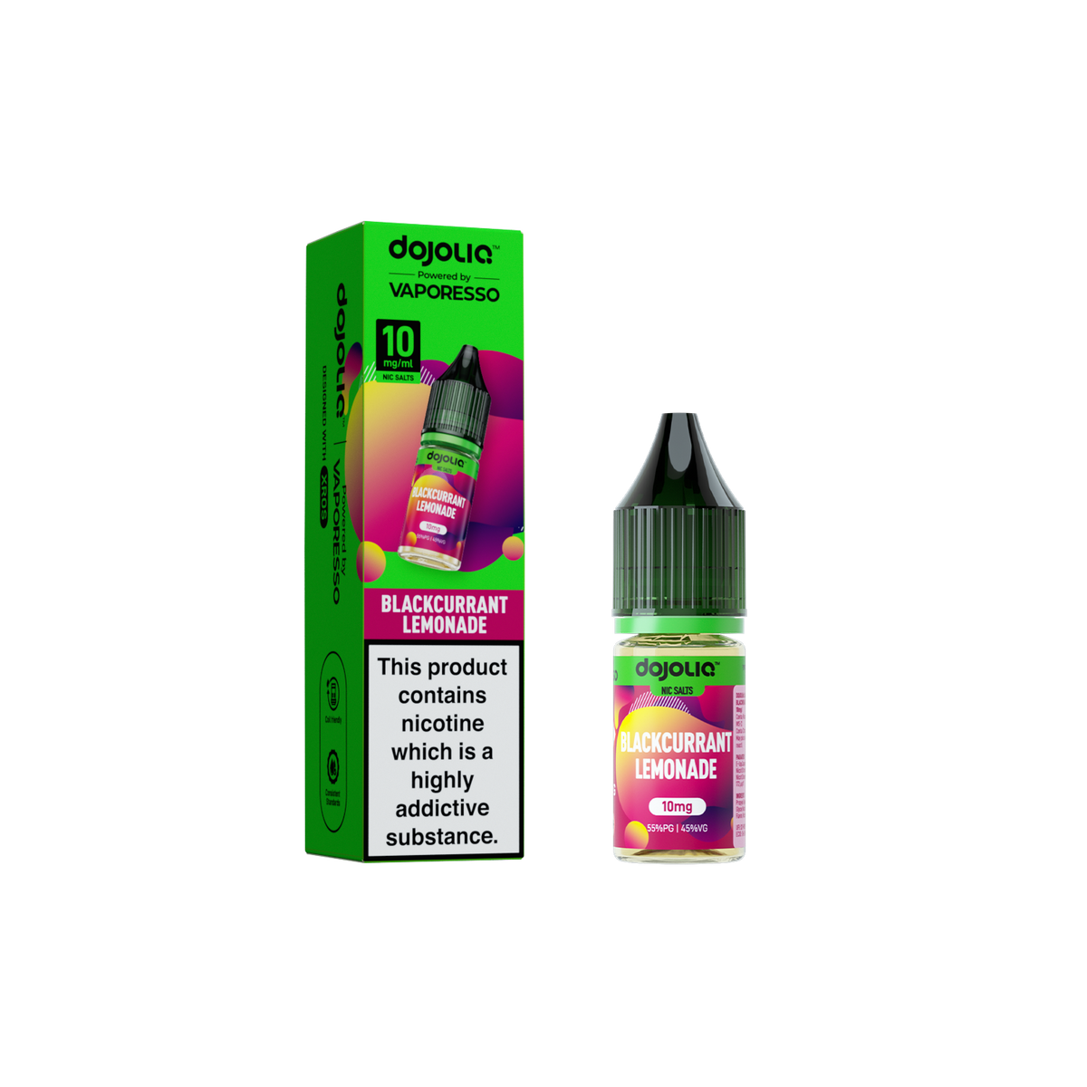 DojoLiq Blackcurrant Lemonade 10ml Nic Salt E-Liquid by Vaporesso
