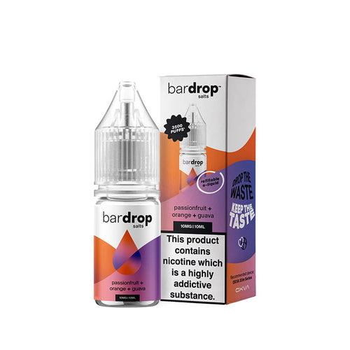 Bar Drop Cherry Peach 10ml Nic Salts E-Liquid
