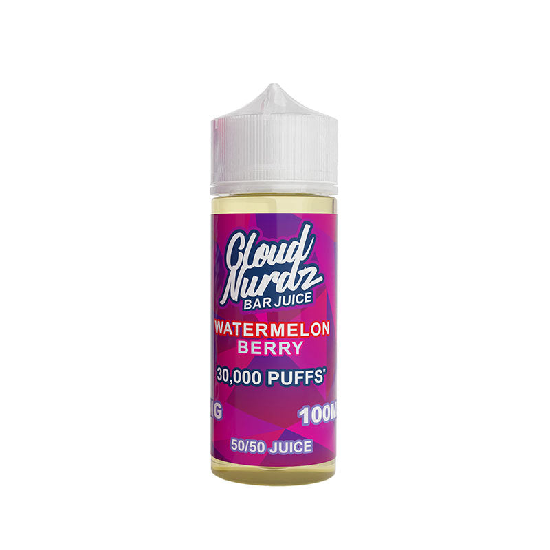 Cloud Nurdz Watermelon Berry Flavour 50VG/50PG E-liquid Shortfill 100ml | Vapestore UK Cloud Nurdz Watermelon Berry Flavour 50VG/50PG E-liquid Shortfill 100ml | Vapestore UK